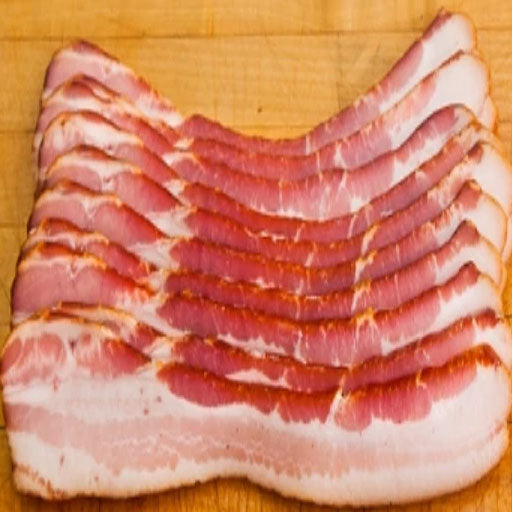 Bacon rökta skivad แช่แข็ง 1 กก