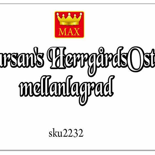 HerrgårdsOst mellanlagrad ประมาณ 600g ย้อนกลับไปในเดือนตุลาคม
