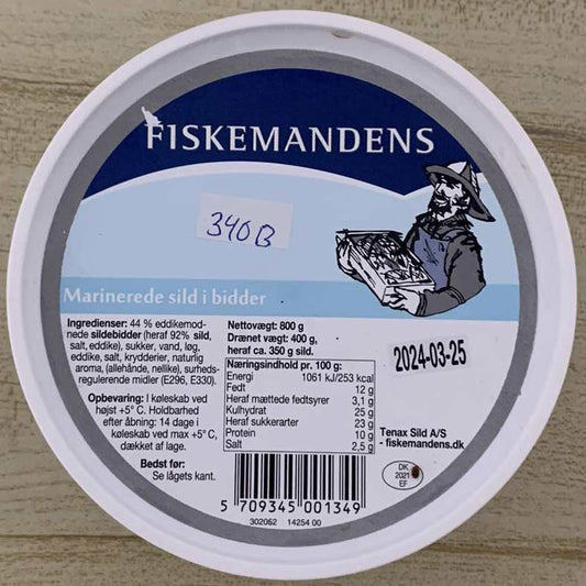 marinerad tröskel i bitar 800g