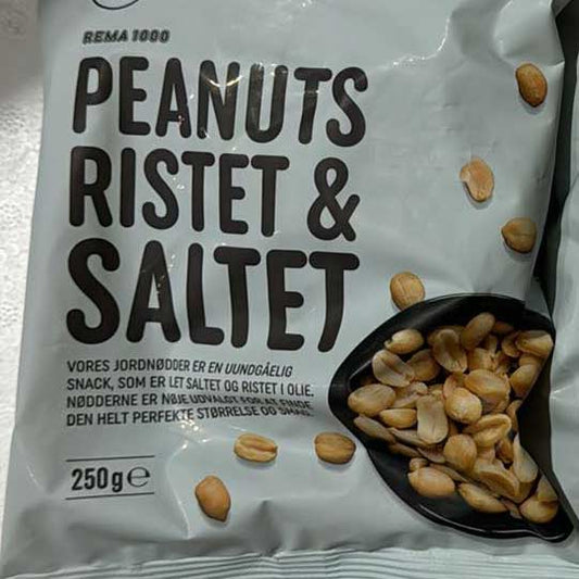 Peanuts Ristet & Saltet 250 g