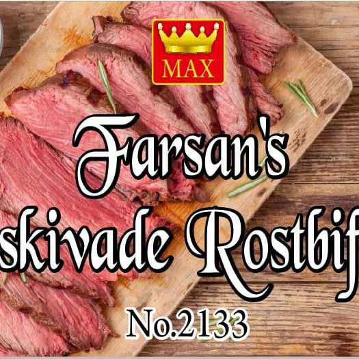 Skivad rökt rostbiff แช่แข็ง 250 กรัม