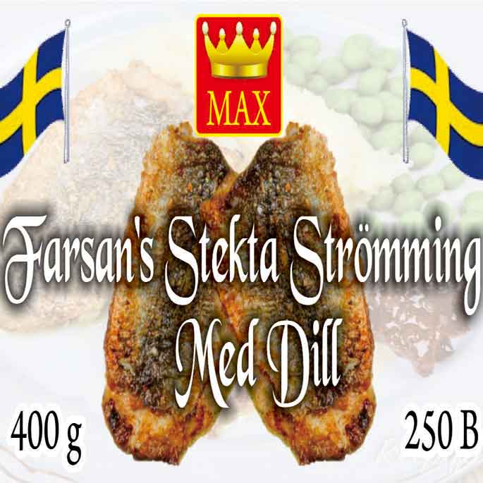 Stekta Strömming Med Dill 400 g – MAXmarket